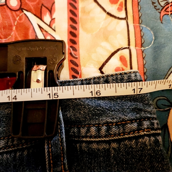 Casual Corner Annex 90’s Denim Cotton Maxi Skirt back split size 12 - Picture 8 of 8